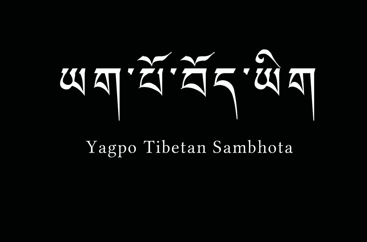 ཡག་པོ་བོད་ཡིག་ཡིག་གཟུགས།