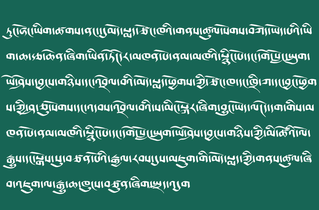 བོད་ཞིབ་འཇུག་ལྟེ་གནས་དཔེ་ཚུགས་ཡིག་གཟུགས།