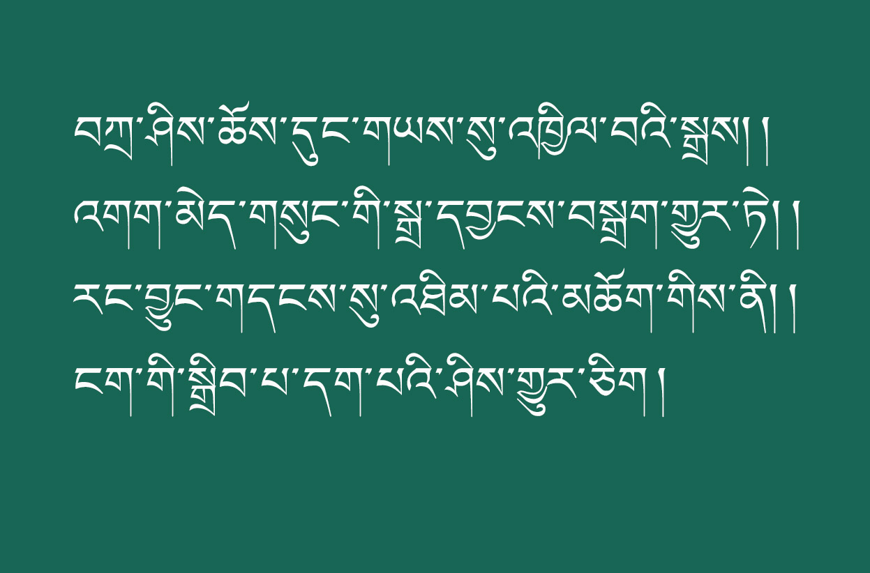 ཇོ་མོ་གླང་མ་དབུ་ཅན་གསར་ཆུང་།